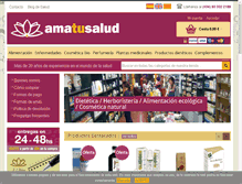 Tablet Screenshot of amatusalud.es